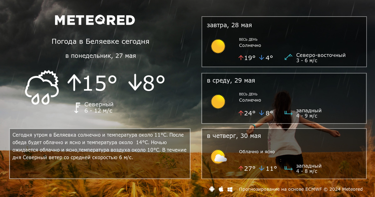 Погода по часам белогорске